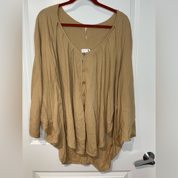 NWT. Free People Est What A Statement Tunic. Size XS. Oversized P2P 20” (fit M) - Picture 5 of 9